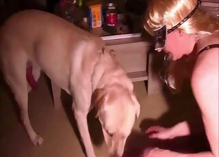 Black stockings babe worships dick and more